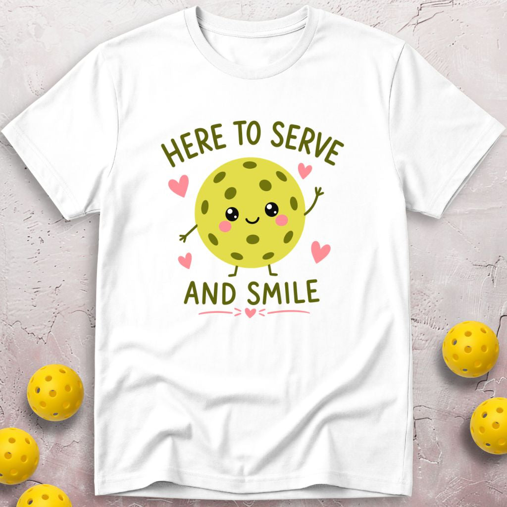 Here To Serve And Smile T-Shirt