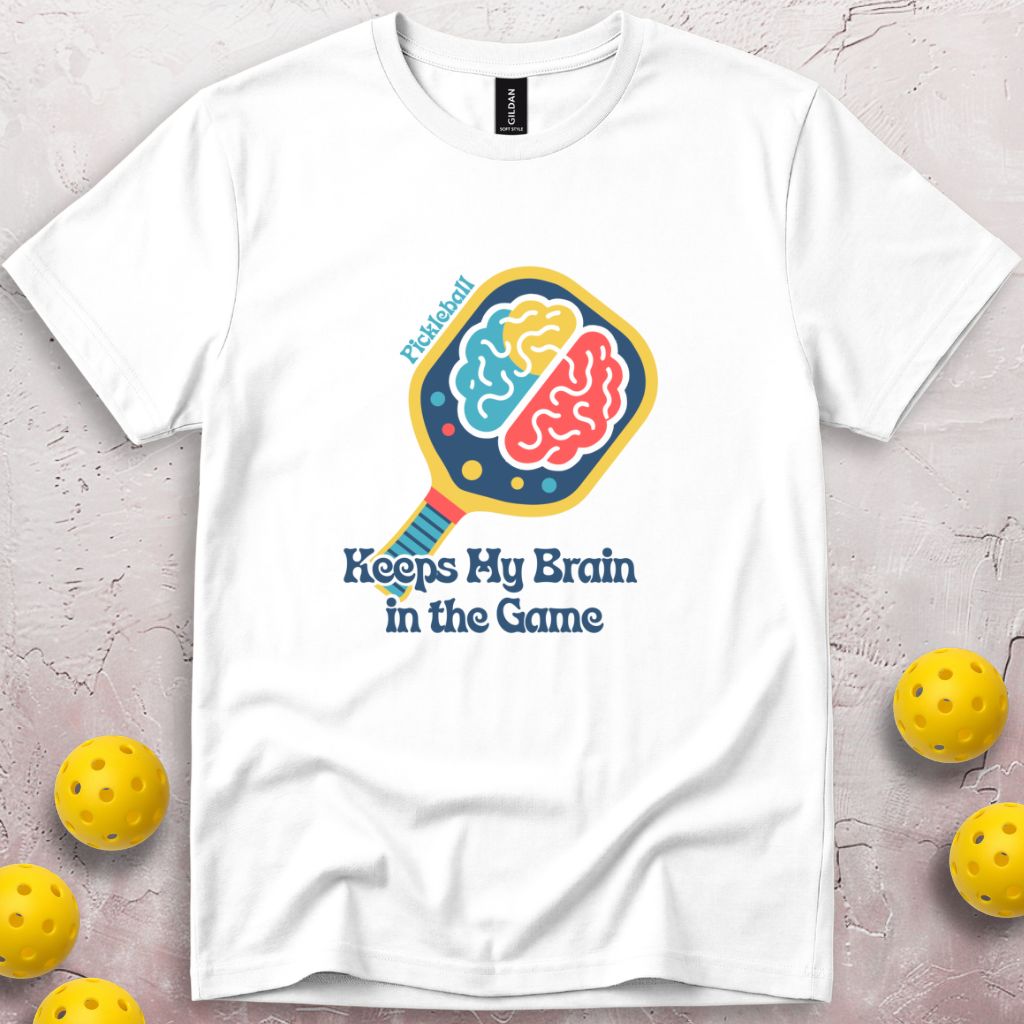 Pickleball Keeps My Brain In The Game T-Shirt