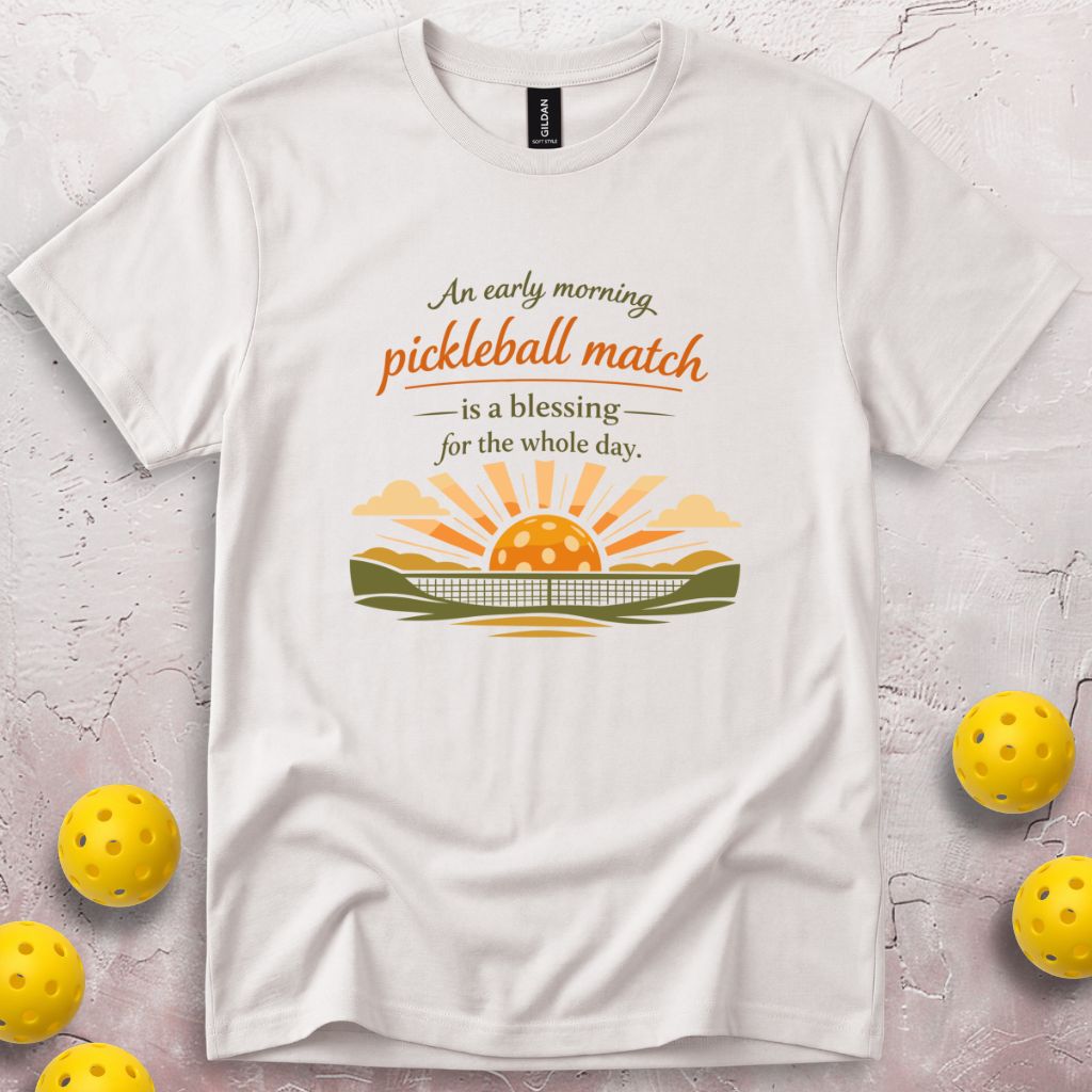 Pickleball Morning Blessing T-Shirt