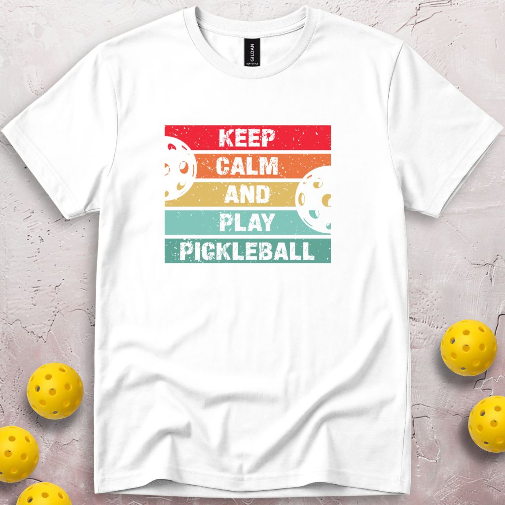 Keep Calm And Play Pickleball T-Shirt