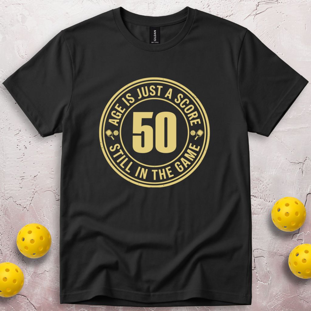 Age Is Just a Score 50th Birthday T-Shirt