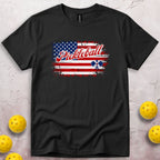 Pickleball USA Flag T-Shirt
