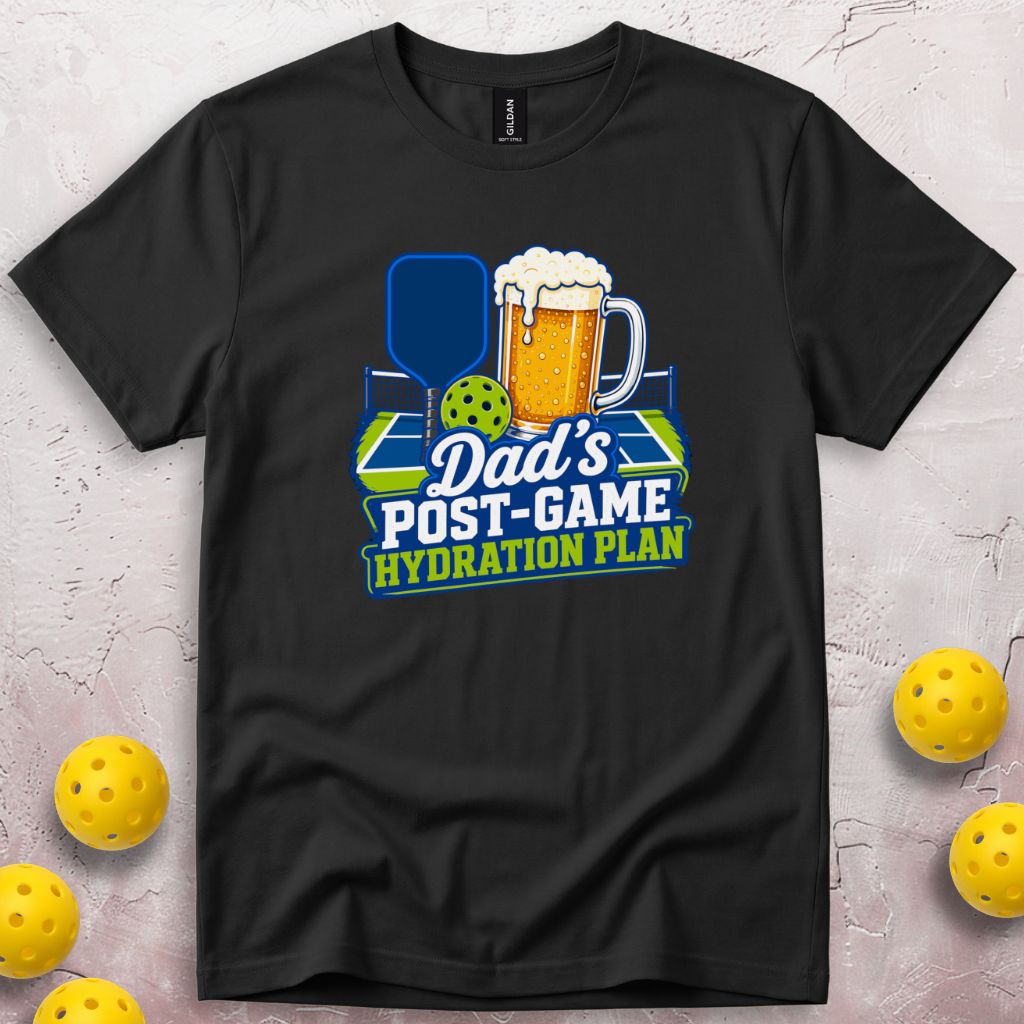 Dad's Post-Game Hydration Plan T-Shirt
