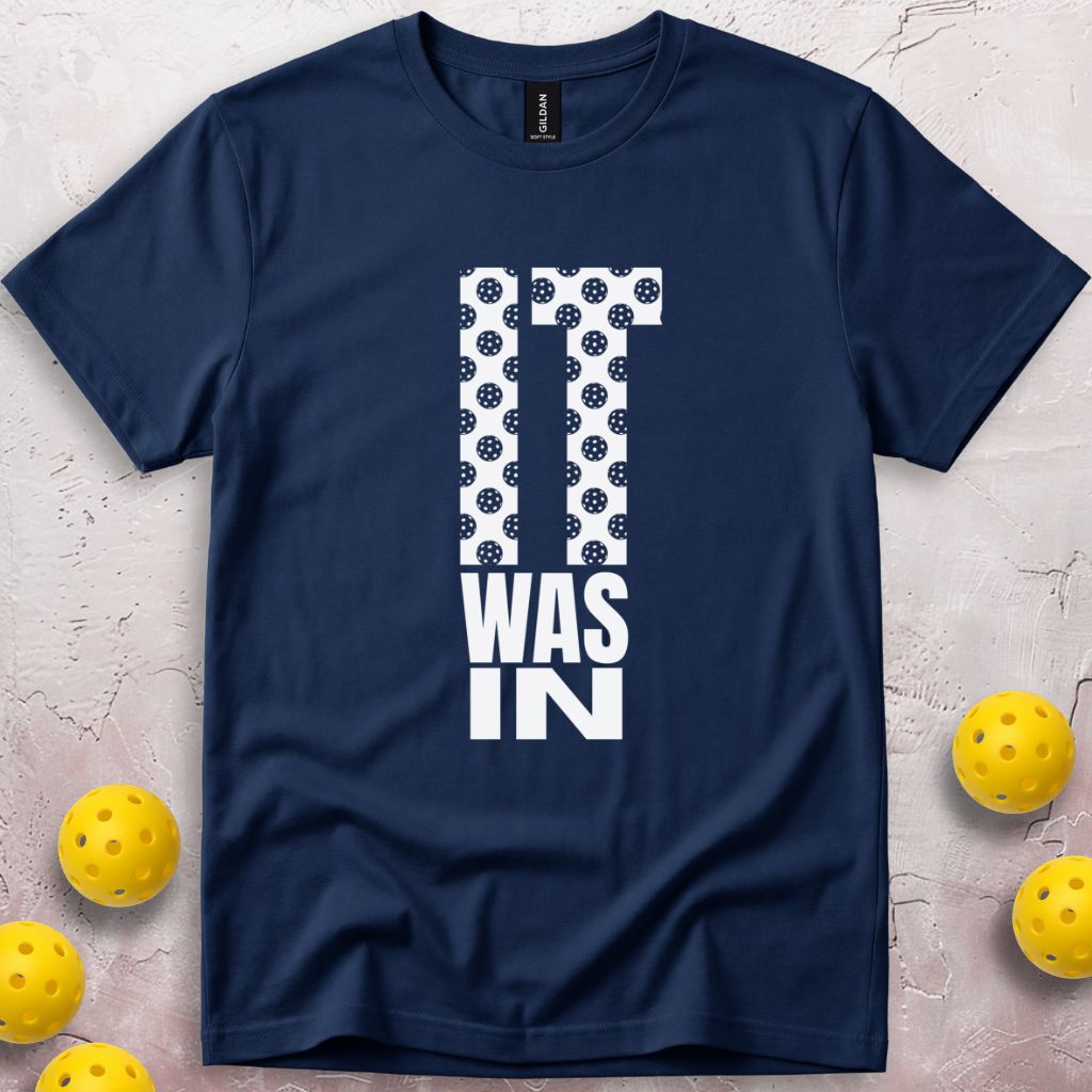 It Was In Pickleball Pattern T-Shirt