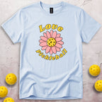 Love Pickleball Flower T-Shirt