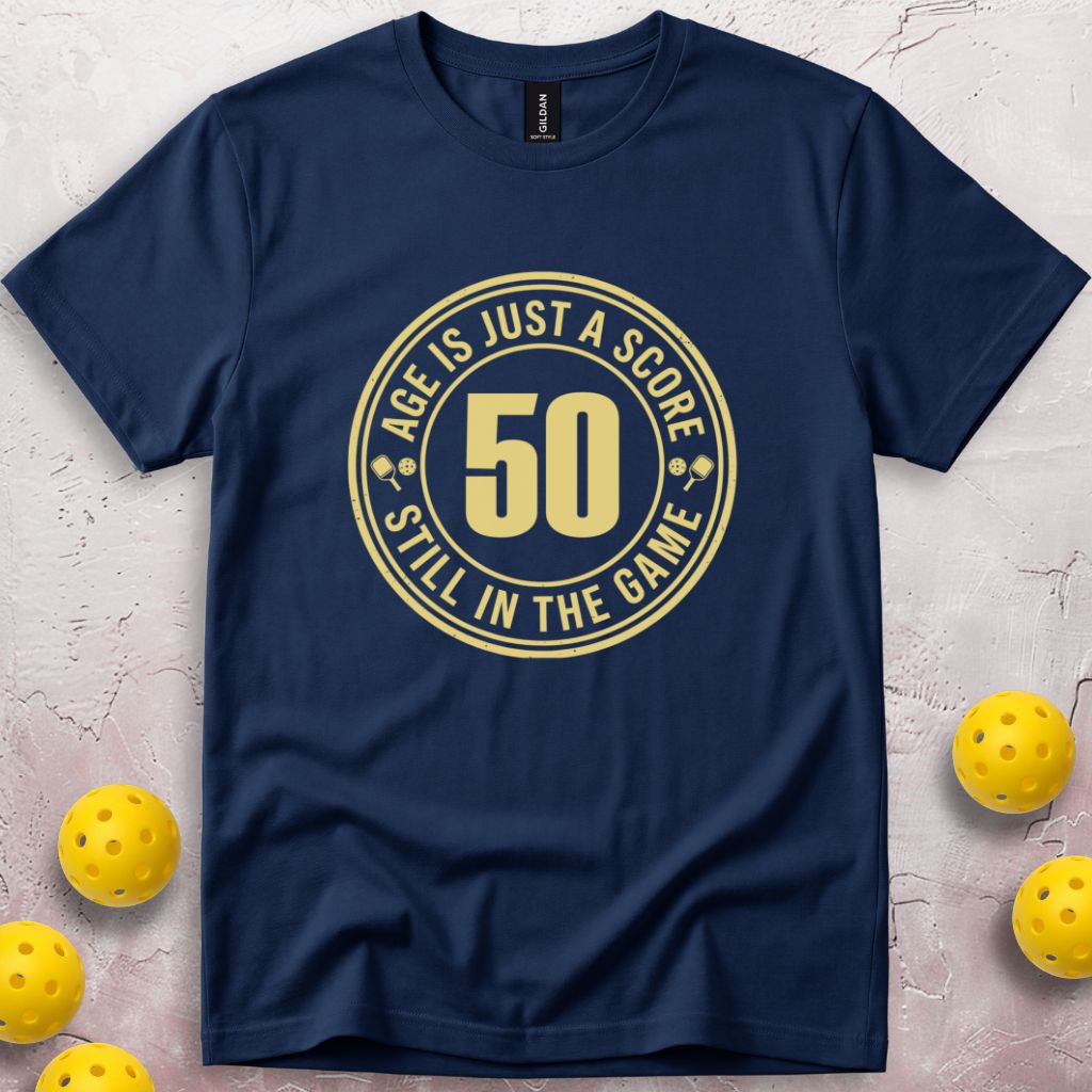 Age Is Just a Score 50th Birthday T-Shirt