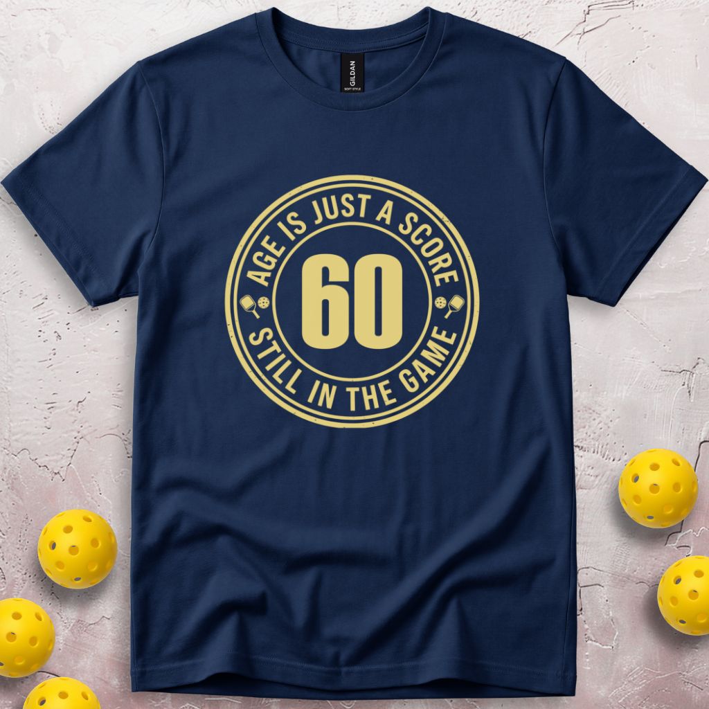 Age Is Just a Score 60th Birthday T-Shirt