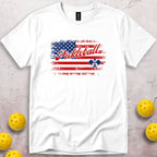 Pickleball USA Flag T-Shirt