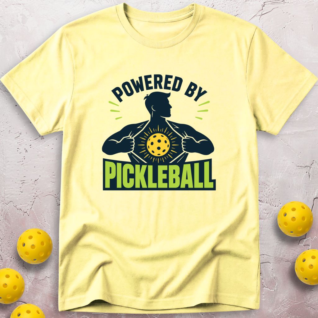 Powered By Pickleball T-Shirt