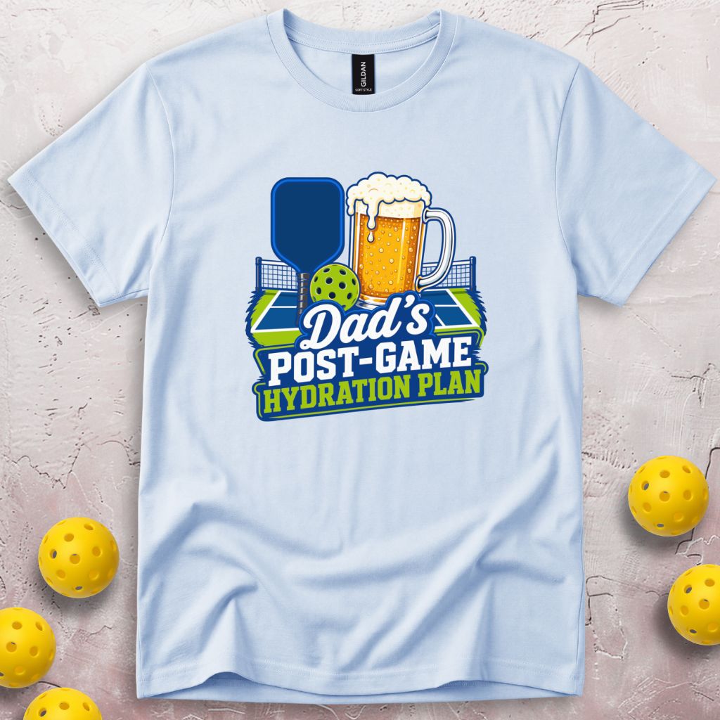 Dad's Post-Game Hydration Plan T-Shirt