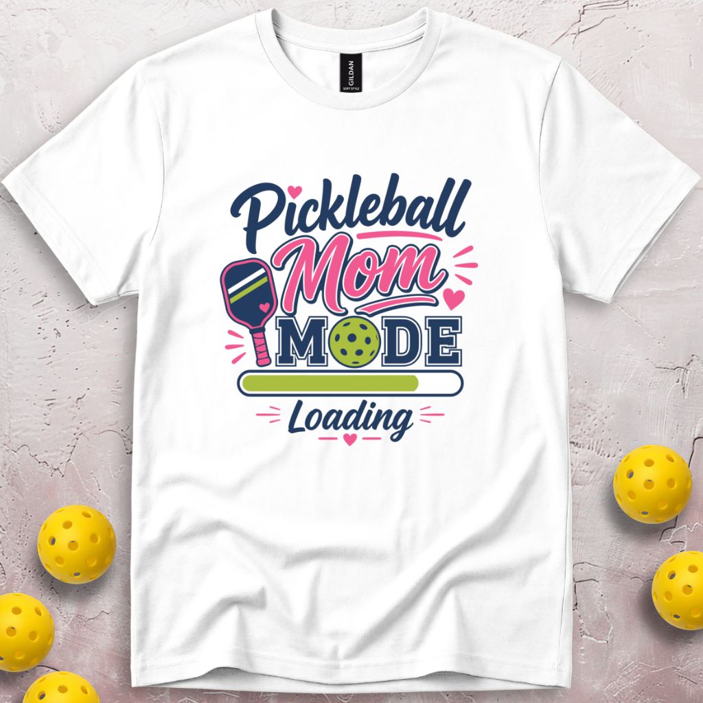 Pickleball Mom Mode Loading T-Shirt