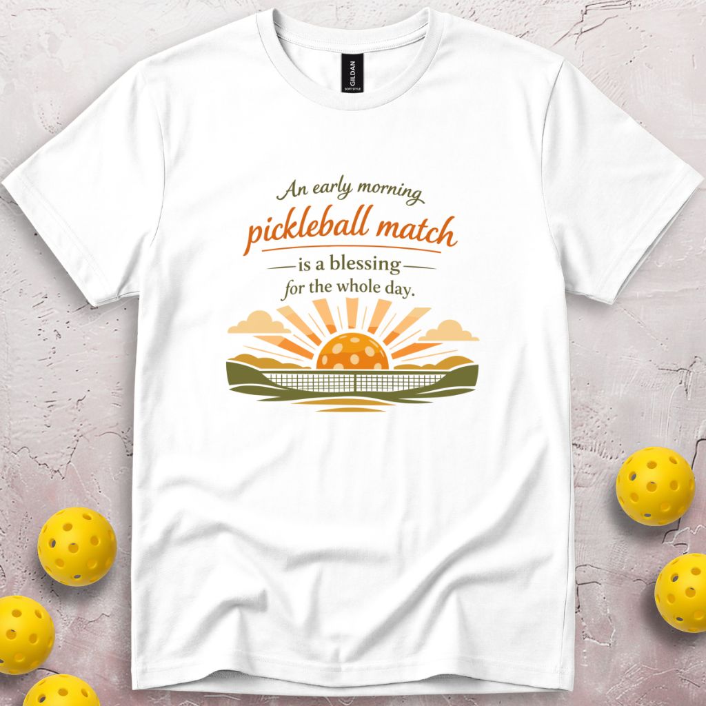 Pickleball Morning Blessing T-Shirt