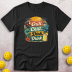 Grill Chill Dink Drink T-Shirt