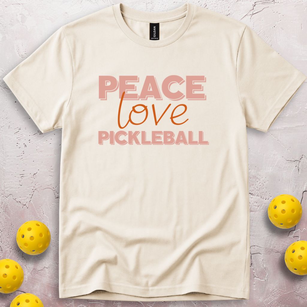 Peace LOVE Pickleball T-Shirt