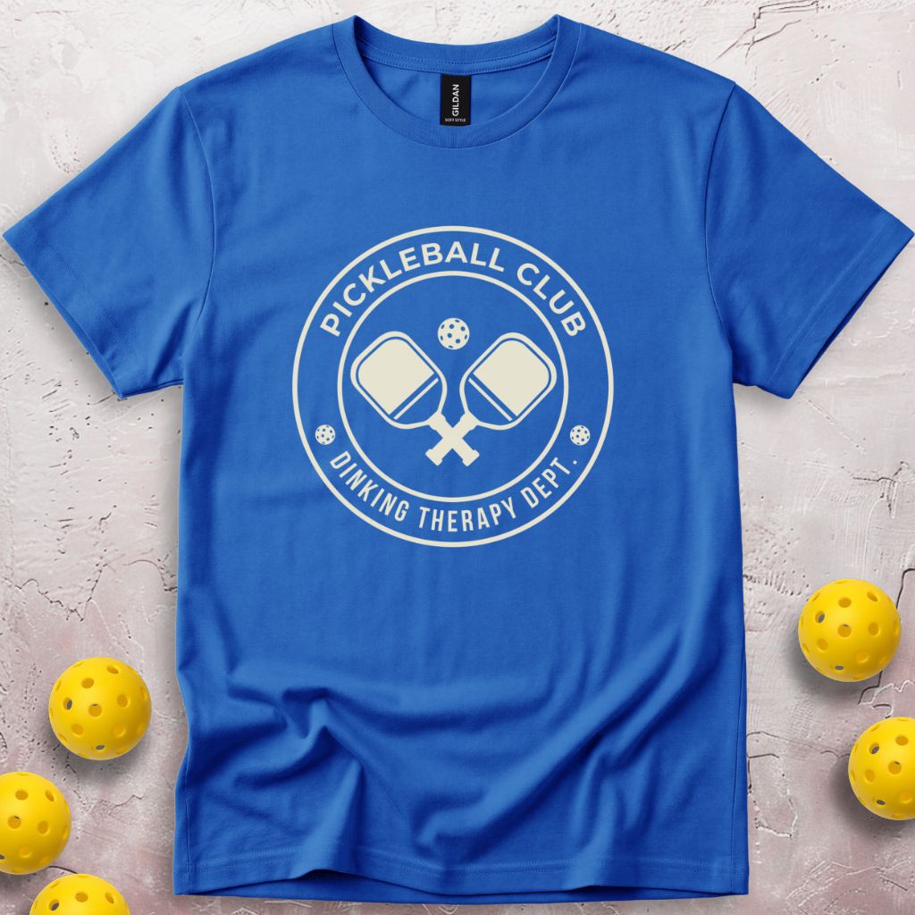 Pickleball Club Dinking Therapy Dept. T-Shirt