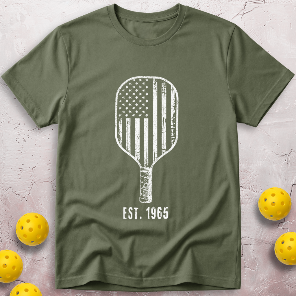 USA Pickleball Flag T-Shirt