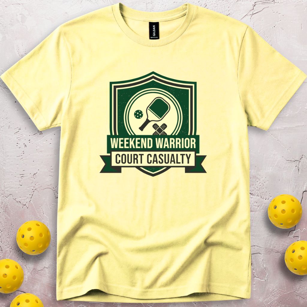 Weekend Warrior Court Casualty T-Shirt