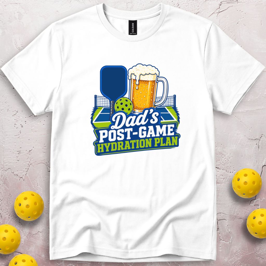 Dad's Post-Game Hydration Plan T-Shirt