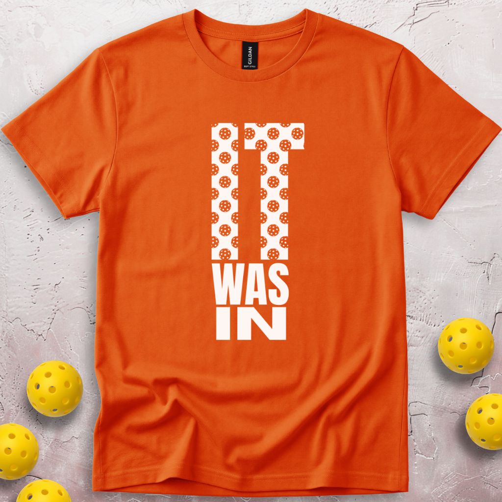 It Was In Pickleball Pattern T-Shirt