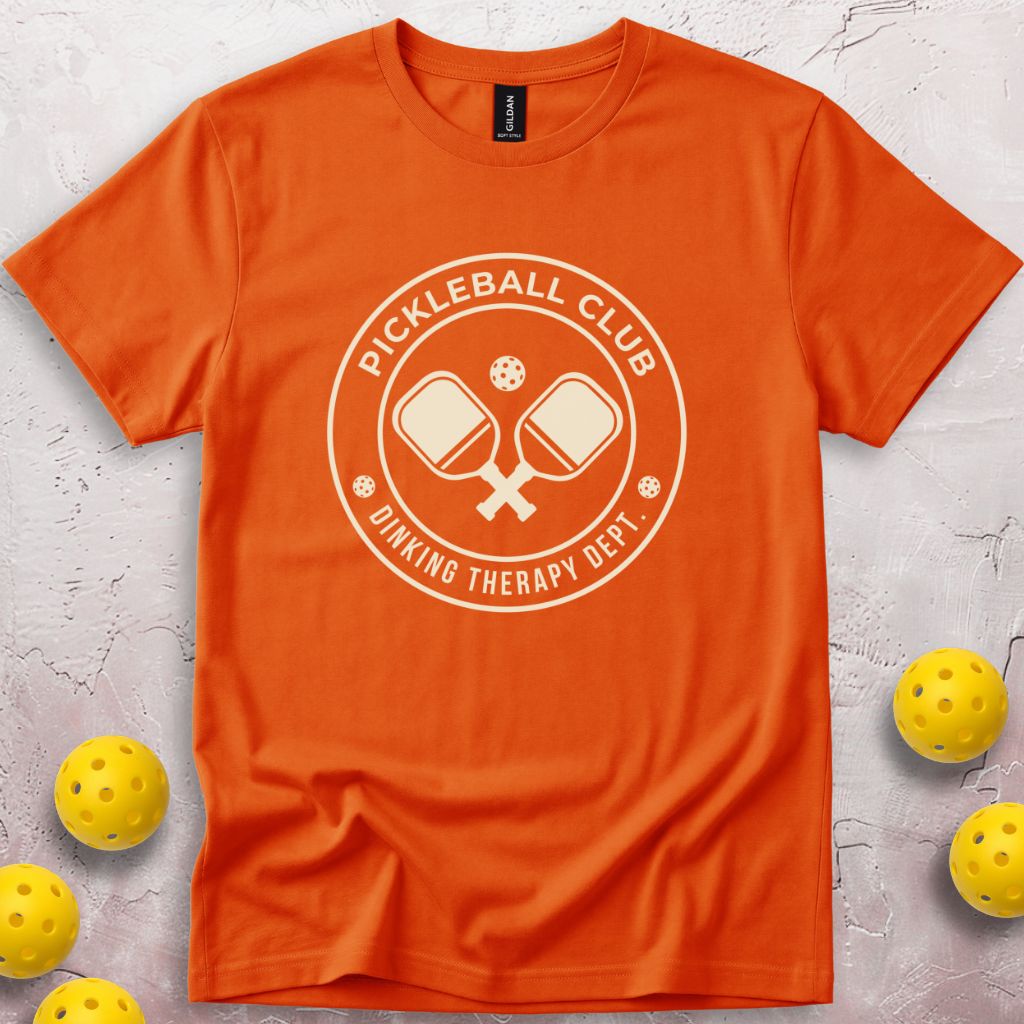Pickleball Club Dinking Therapy Dept. T-Shirt