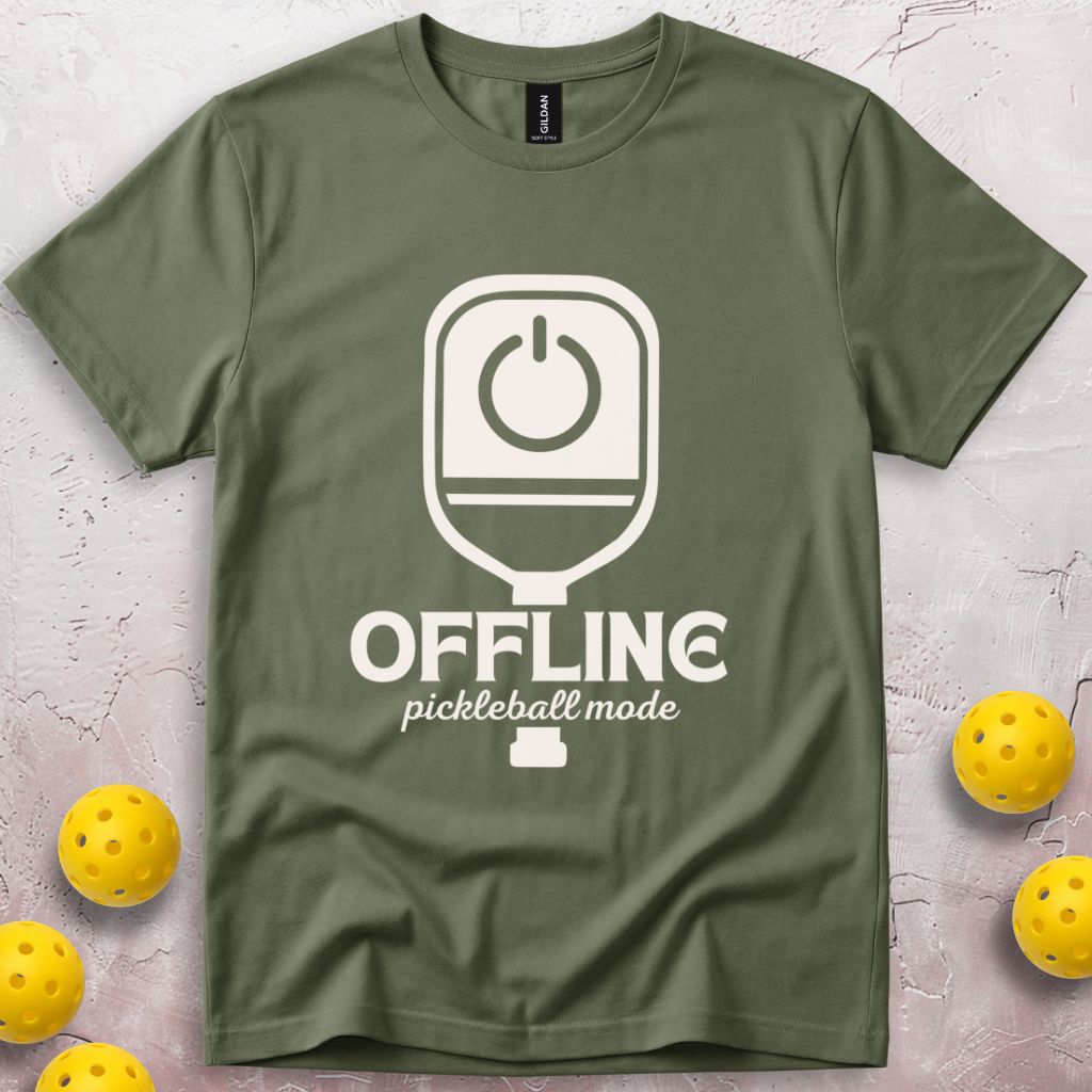 Offline Pickleball Mode T-Shirt