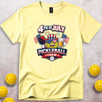 Fourth of July Pickleball Crew T-Shirt