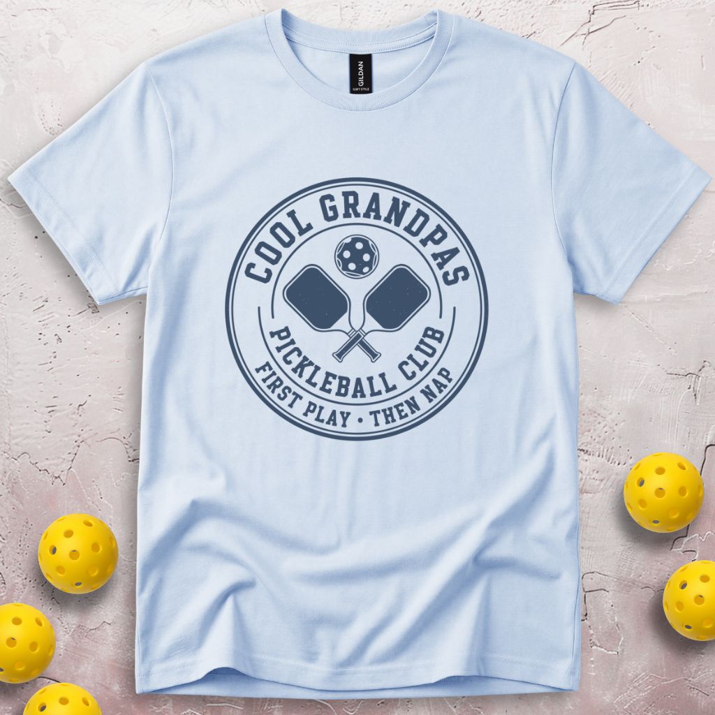 Cool Grandpas Club First Play Then Nap T-Shirt