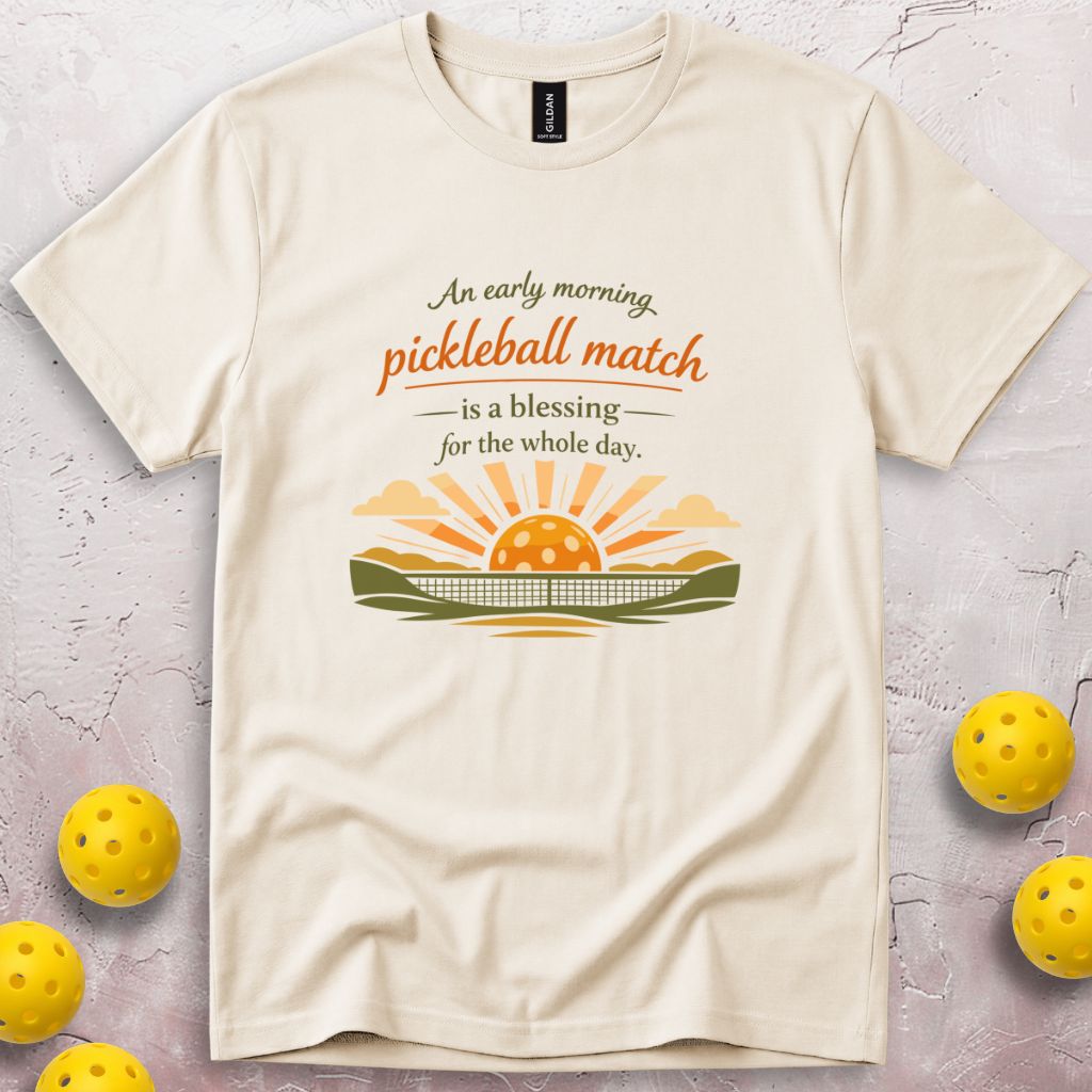 Pickleball Morning Blessing T-Shirt