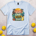 Grill Chill Dink Drink T-Shirt