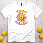 Love Pickleball Flower T-Shirt
