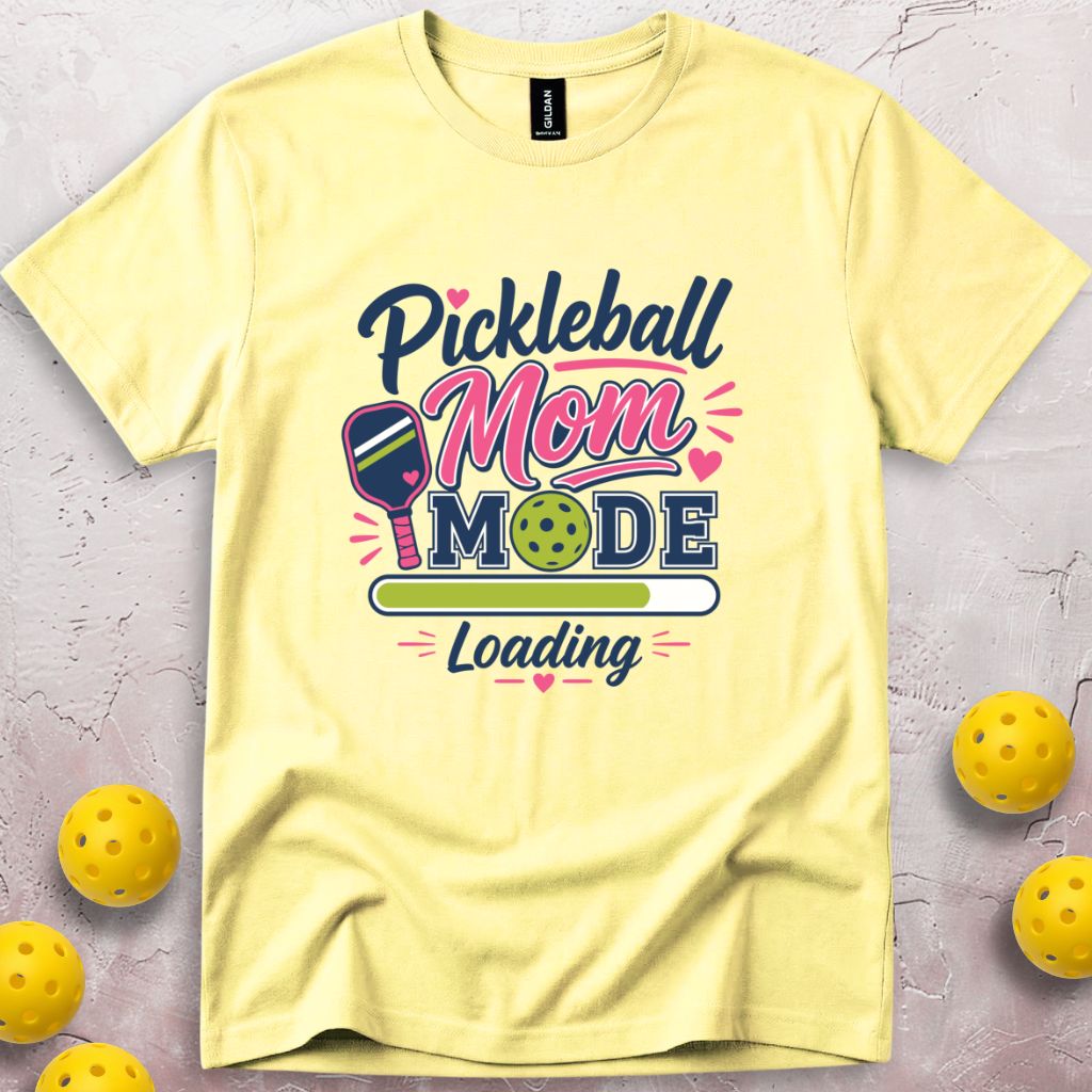 Pickleball Mom Mode Loading T-Shirt
