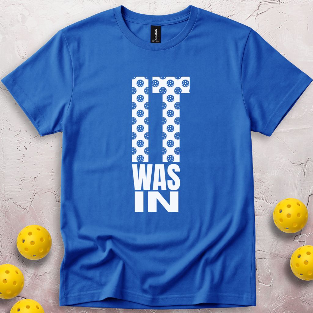 It Was In Pickleball Pattern T-Shirt