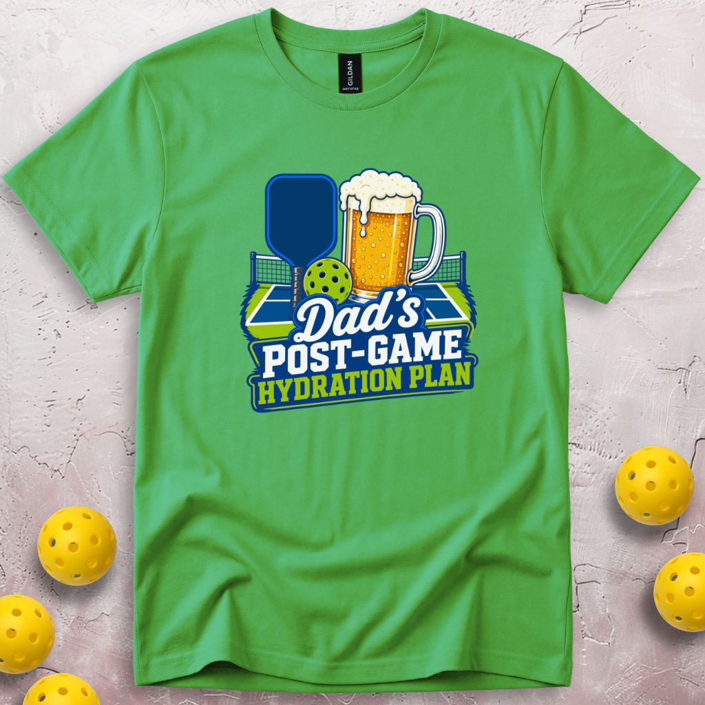 Dad's Post-Game Hydration Plan T-Shirt