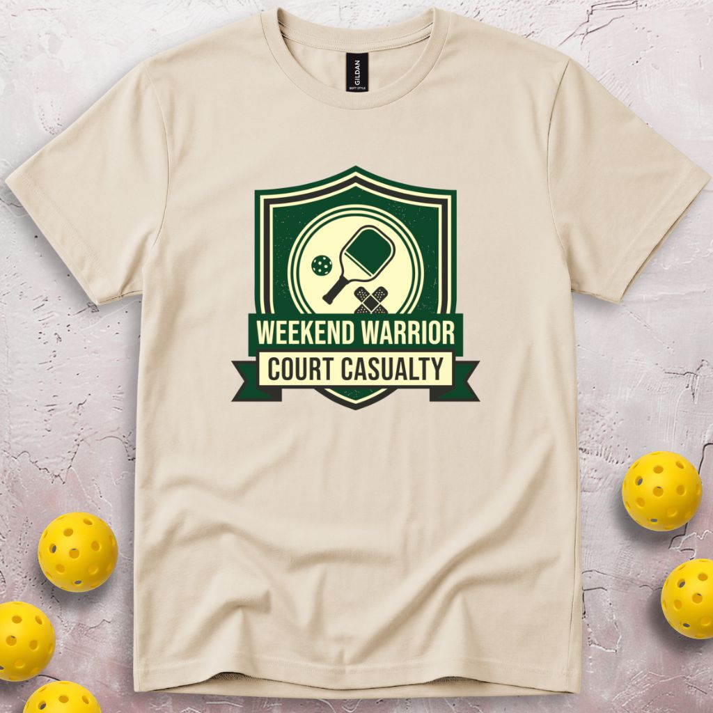 Weekend Warrior Court Casualty T-Shirt