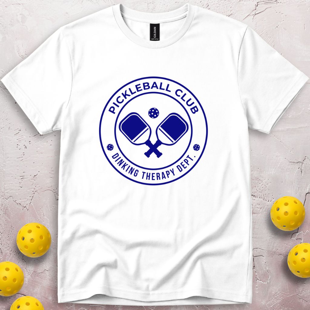 Pickleball Club Dinking Therapy Dept. T-Shirt