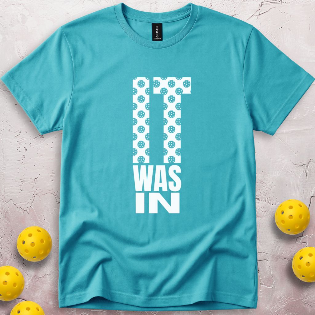 It Was In Pickleball Pattern T-Shirt