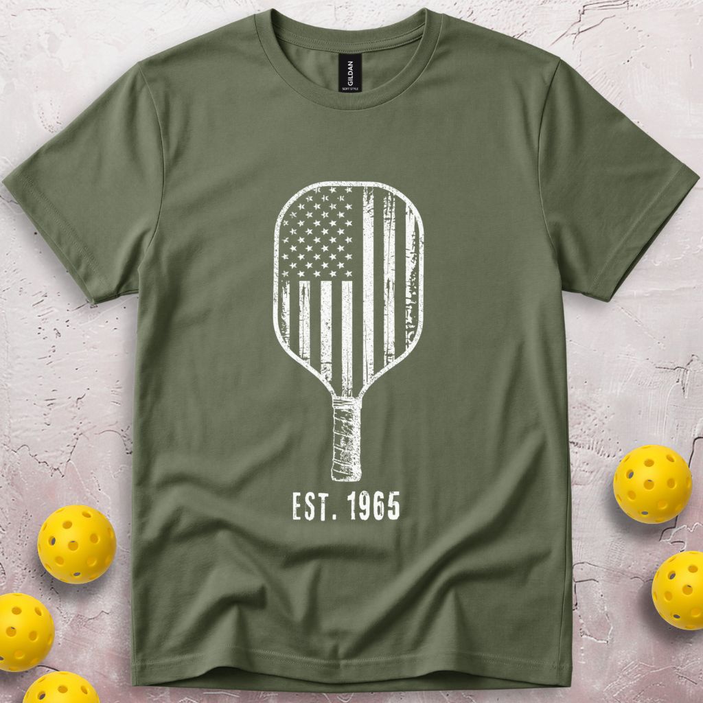 USA Pickleball Flag T-Shirt
