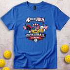 Fourth of July Pickleball Crew T-Shirt