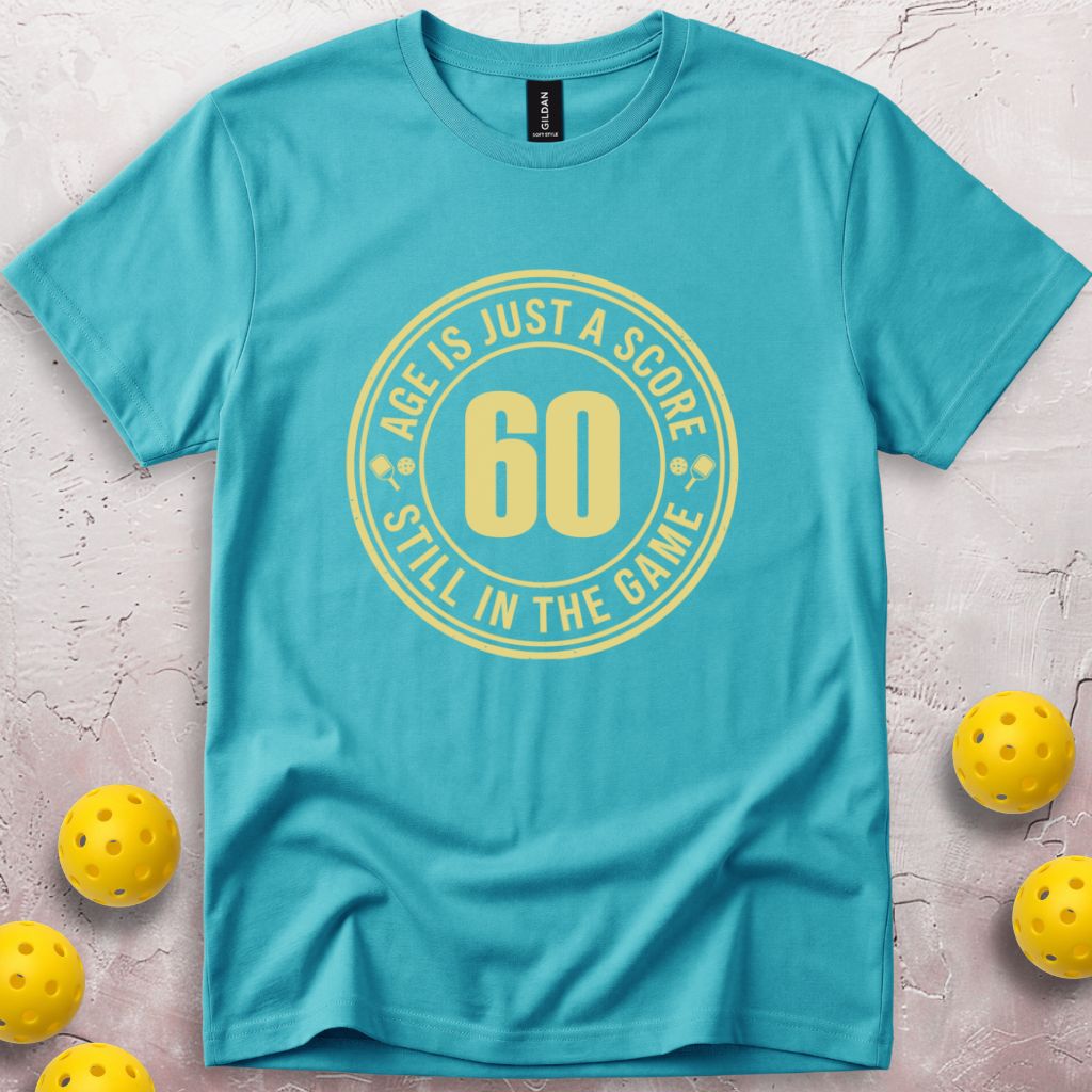 Age Is Just a Score 60th Birthday T-Shirt