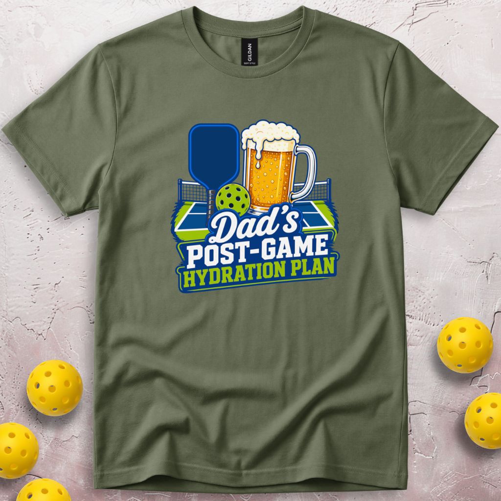 Dad's Post-Game Hydration Plan T-Shirt