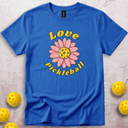 Love Pickleball Flower T-Shirt