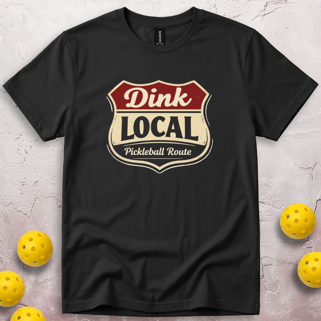 Dink Local Pickleball Route T-Shirt